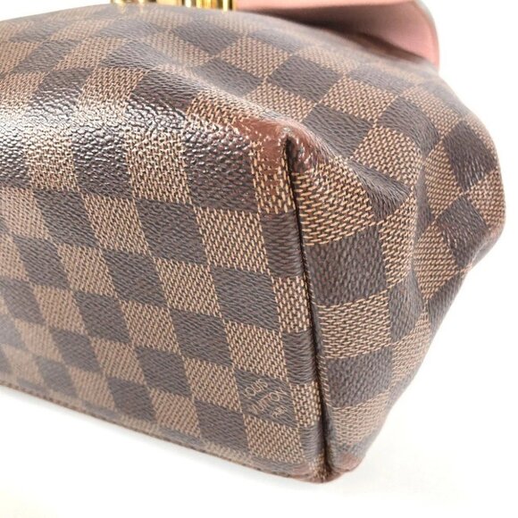 LOUIS VUITTON N42262 Damier Crampton Bag Hand Bag Backpack Canvas pink/Brown main image 14